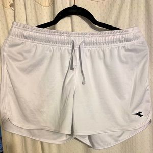 Diadora women’s athletic shorts.